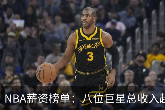 NBA薪资榜单：八位巨星总收入超5亿，哈登居末位，小卡超越库里